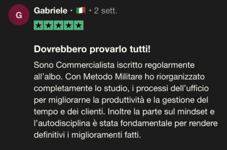 Raggiungere Obiettivi, Completare le missioni personali: il Metodo Militare per pianificare e completare qualsiasi missione applicato agli obiettivi personali. Creato e insegnato da Matteo Sancineto, Ex Capitano delle Forze Speciali dell'Esercito.